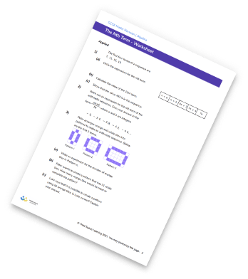 Nth Term Worksheet