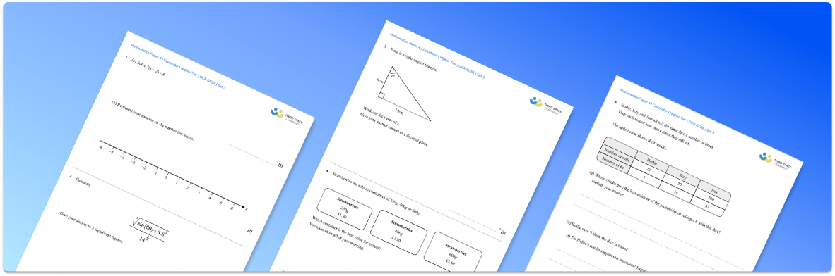 OCR Maths Higher Papers: Set 3 (2024)