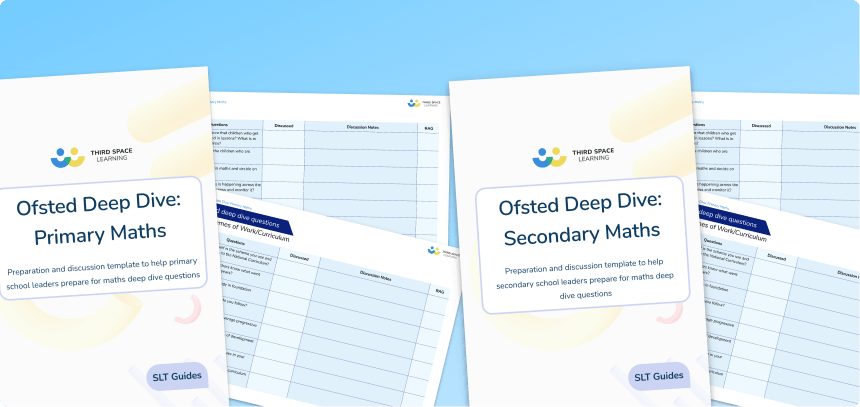 Ofsted Deep Dive Questions