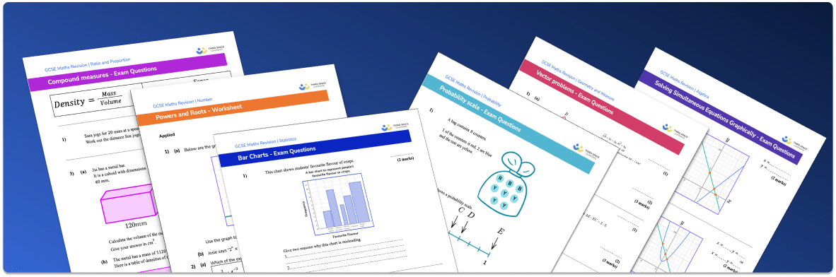 Maths Paper 2 and Paper 3 Revision: GCSE Exam Questions and Worksheets