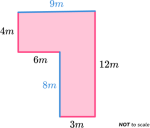 Perimeter Of Compound Shapes GCSE Question 1 image 2