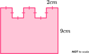 Perimeter Of Compound Shapes GCSE Question 2