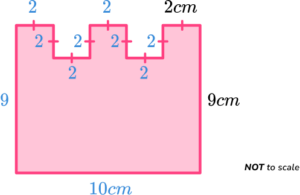 Perimeter Of Compound Shapes GCSE Question 2 image 2