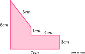 Perimeter Of Compound Shapes practice question 2