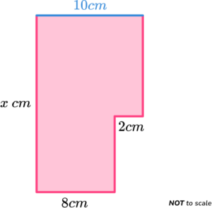 Perimeter Of Compound Shapes practice question 6 explanation image 1