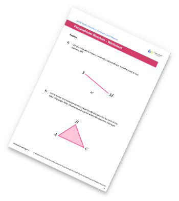 Perpendicular Bisector Worksheet