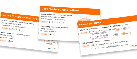 GCSE Revision Cards: Powers & Roots