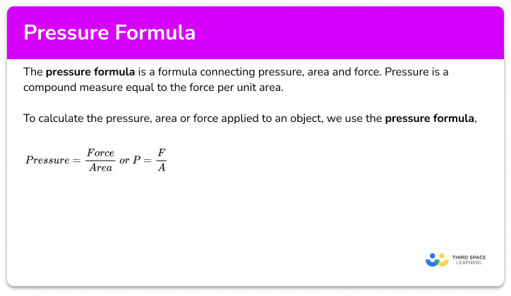 Pressure formula