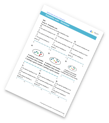 Probability Scale Worksheet