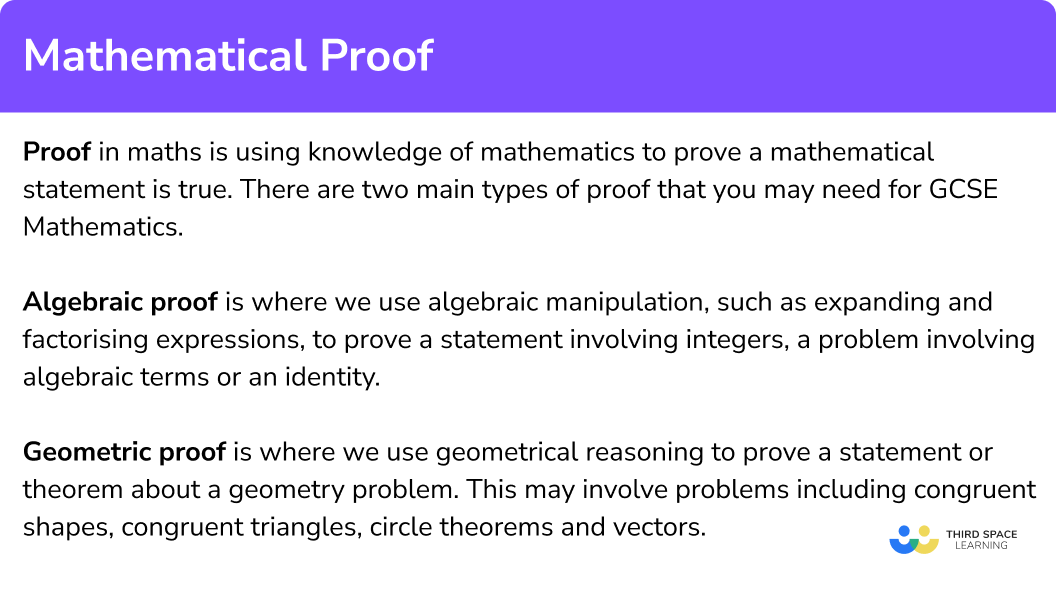 What is proof maths?