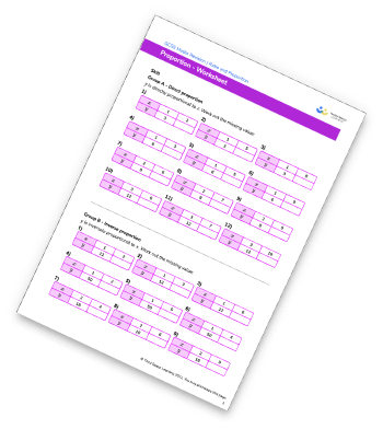 Proportion Worksheet