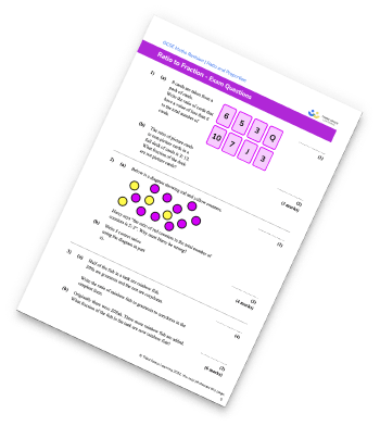 Ratio To Fraction Worksheet