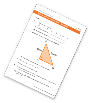 Rational And Irrational Numbers Worksheet