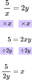 Rearranging formulae image 2