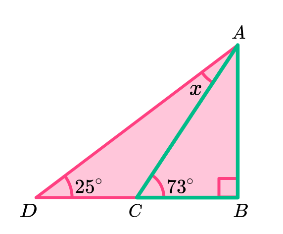 Right Angle Triangle example 3 step 3-1