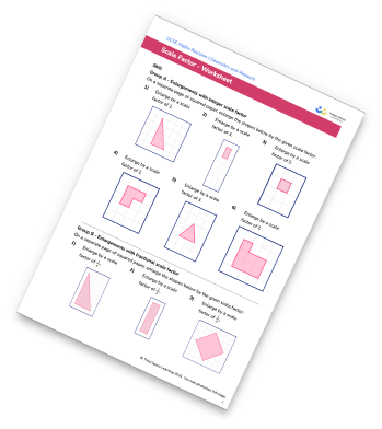 Scale Factor Worksheet