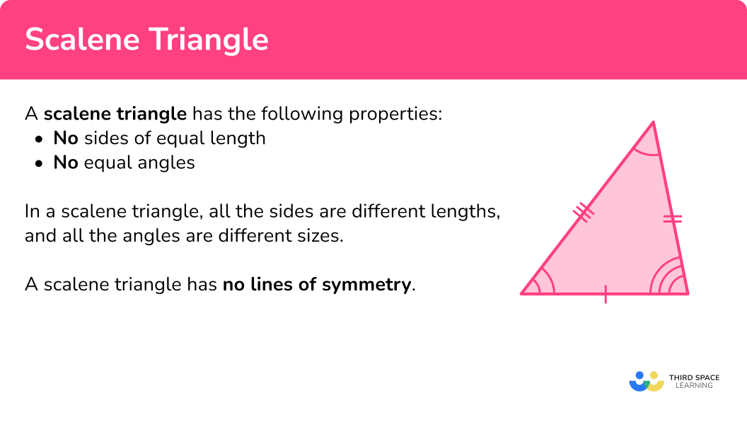 What is a scalene triangle?