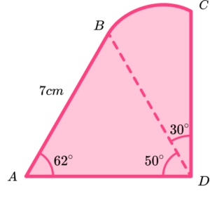 Sector of a Circle GCSE Question 2