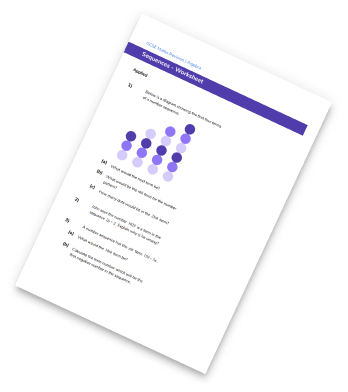 Sequences Worksheet