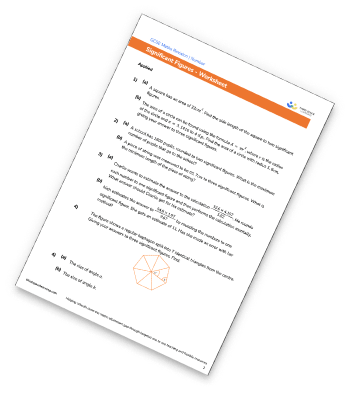 Significant Figures Worksheet