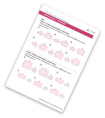 Similar Shapes Worksheet