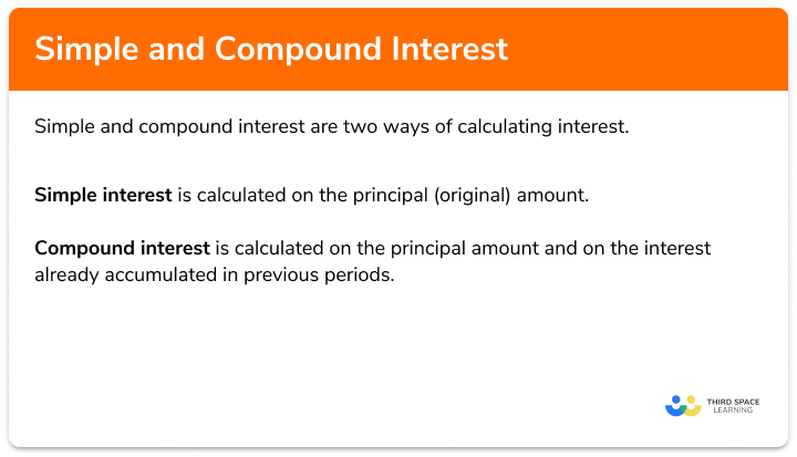 Simple interest and compound interest