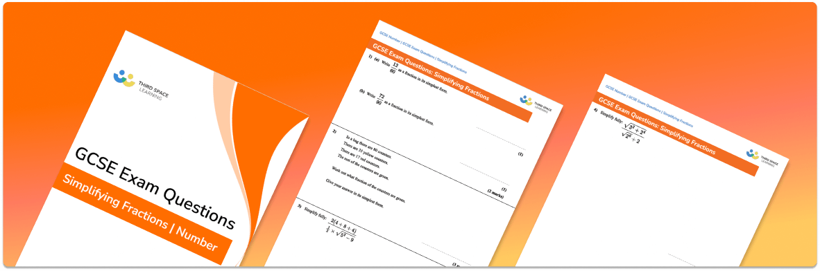 Simplifying Fractions Exam Questions