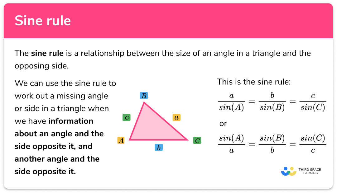 Sine rule