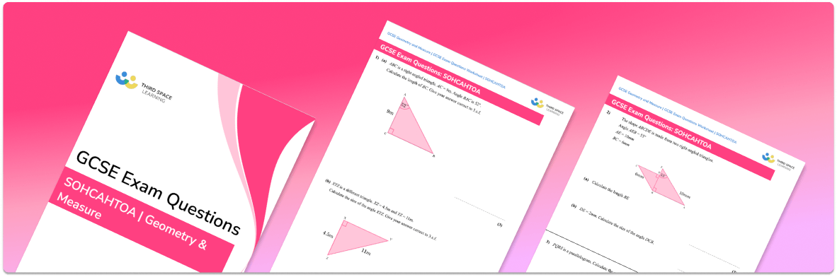 SOHCAHTOA Exam Questions