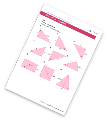 Sohcahtoa Worksheet