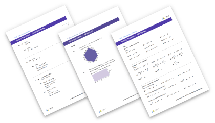 Solving equations worksheets