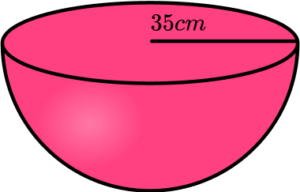 Sphere GCSE Question 3