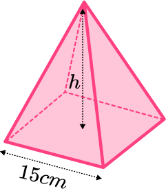 Square based pyramid example 3