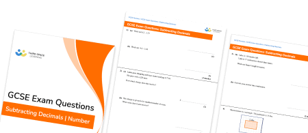 Subtracting Decimals Exam Questions