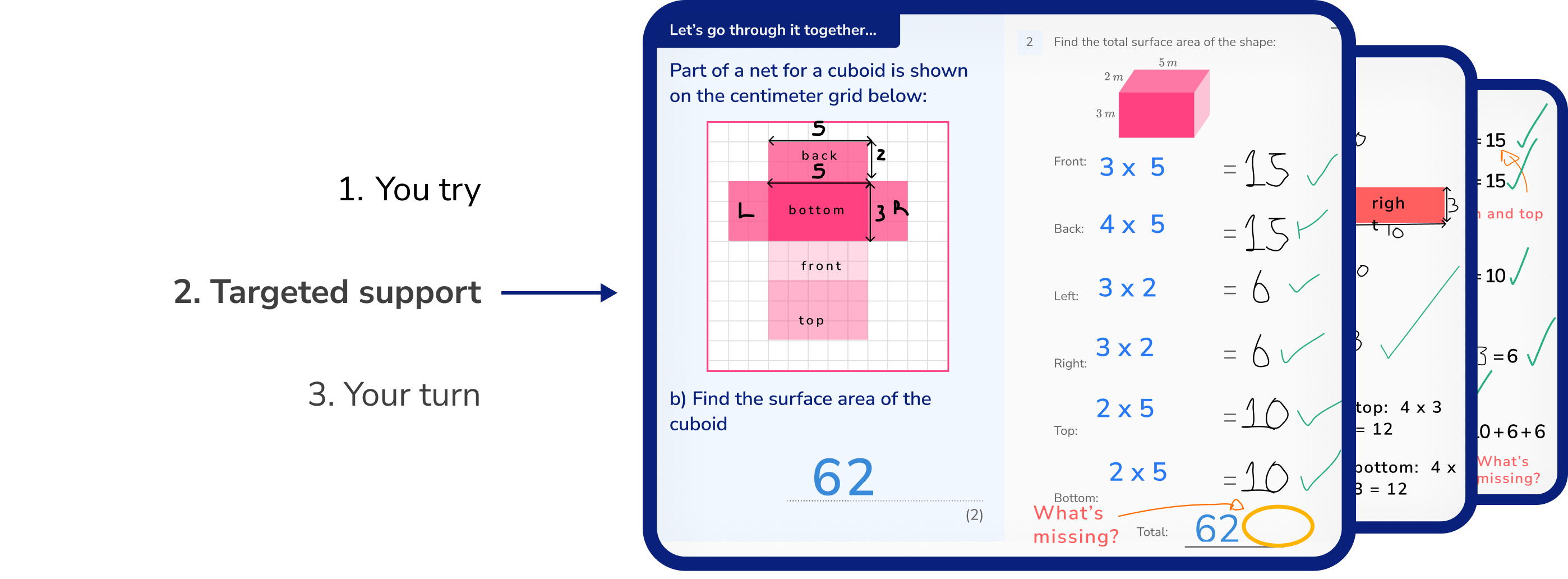 <h4>Scaffolded one to one lessons created by teachers</h4>