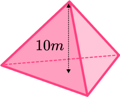 Triangular based pyramid example 4