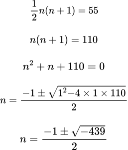 Triangular numbers practice question 6 image 1