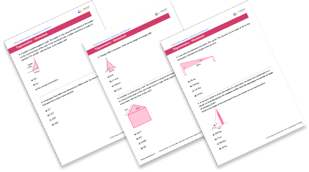 Exact trig values worksheet