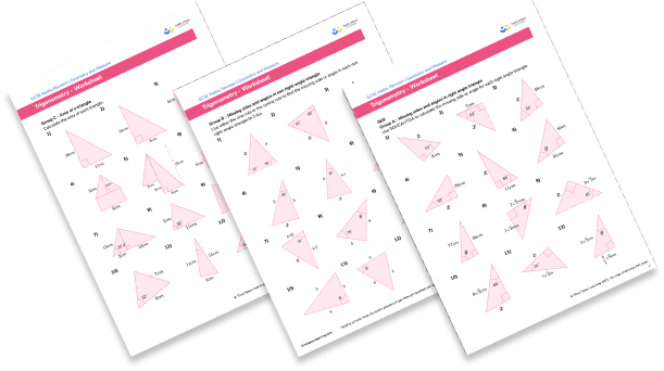 Trigonometry worksheet (includes trigonometric functions)