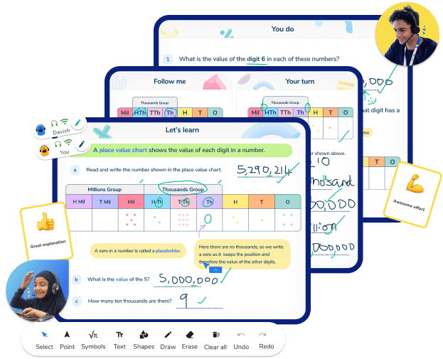 Third Space Learning lesson structure