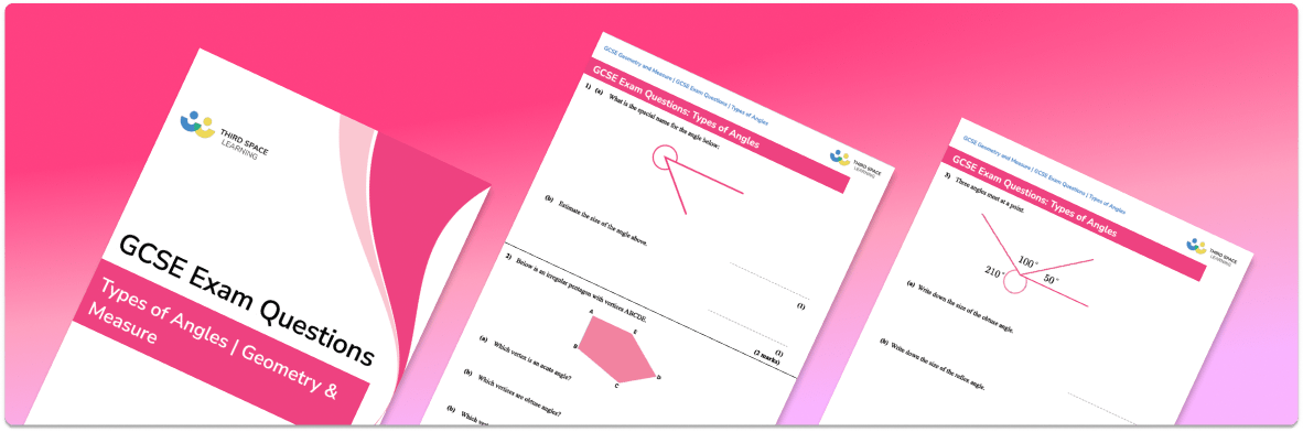 Types Of Angles Exam Questions