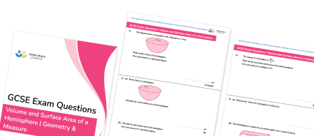 Volume And Surface Area Of A Hemisphere Exam Questions