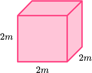 Volume of a cube gcse question 1