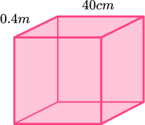 Volume of a cube practice question 3