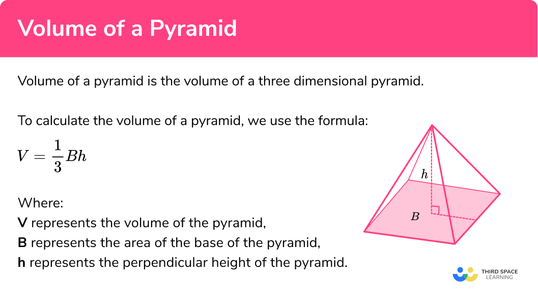 What is the volume of a pyramid?