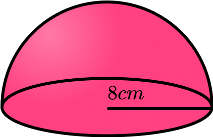 volume of a sphere example 4