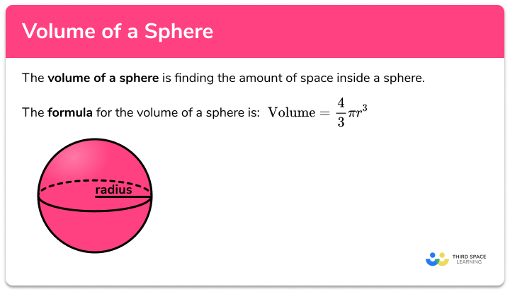 Volume of a sphere