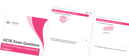 Volume Of Prisms Exam Questions