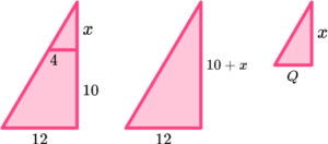 Volume of square based pyramid gcse question 4 image 2