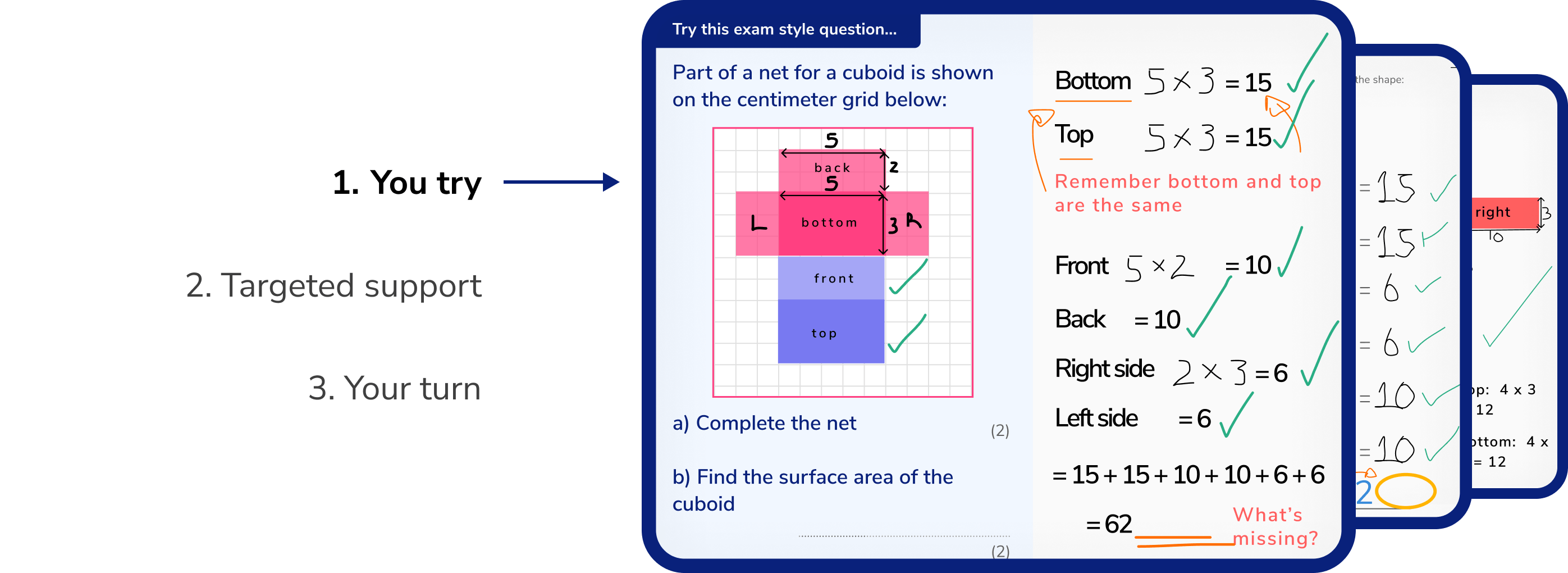 <h4>Scaffolded one to one lessons created by teachers</h4>